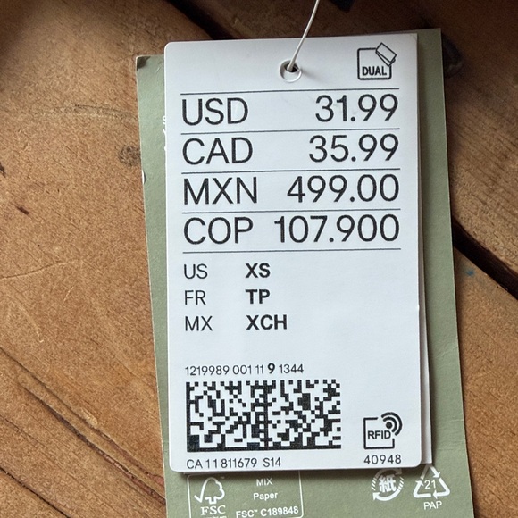 Divided (H&M) Cream Textured Mini Dress - Picture 4 of 4